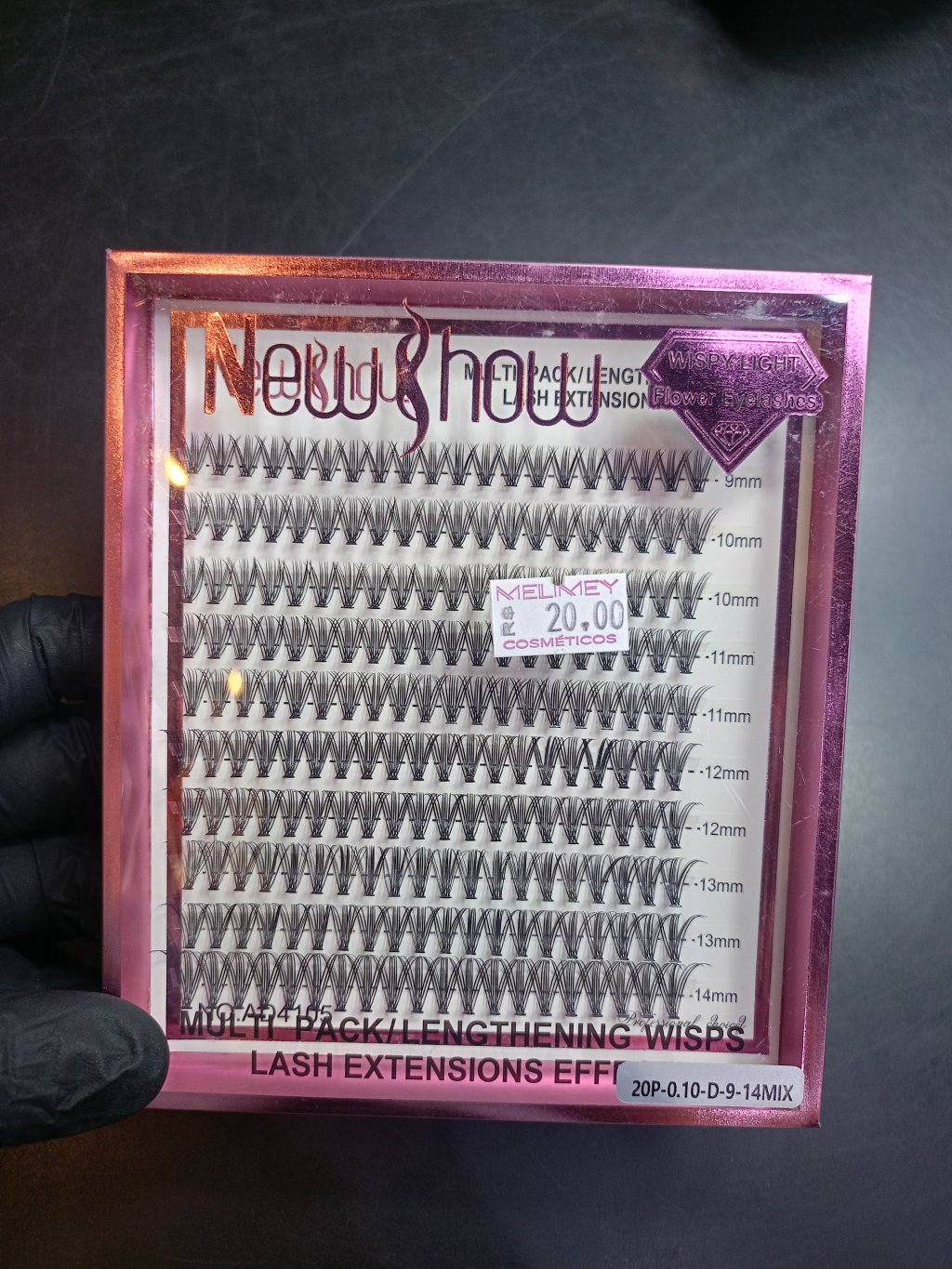 CÍLIOS TUFINHO NEW SHOW (EMBALAGEM ROSA)