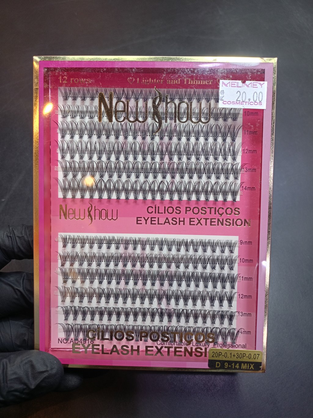 CÍLIOS TUFINHO NEW SHOW (EMBALAGEM PINK)