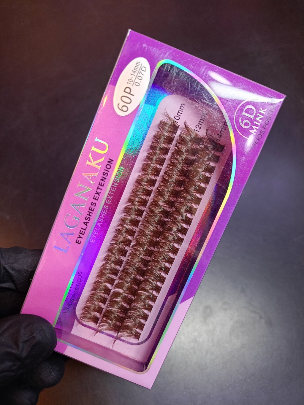 CÍLIOS TUFINHO LAGANAKU MARROM 