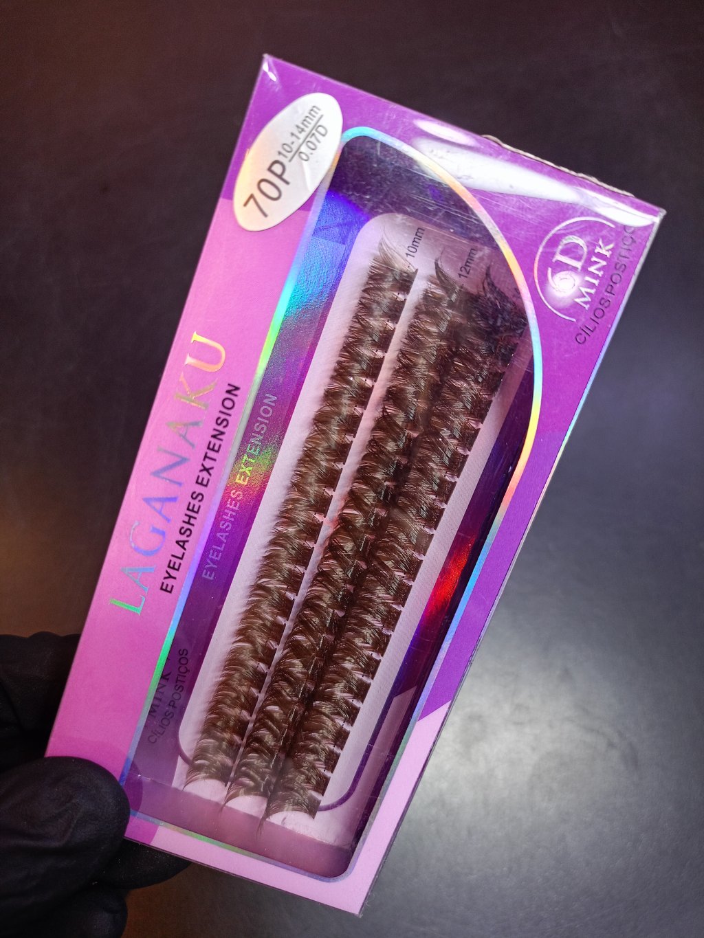 CÍLIOS TUFINHO LAGANAKU MARROM