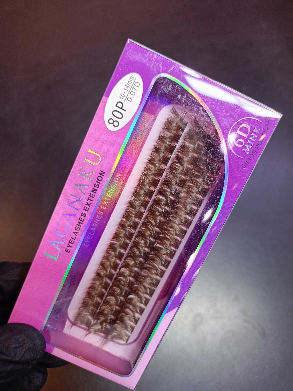 CÍLIOS TUFINHO LAGANAKU MARROM 