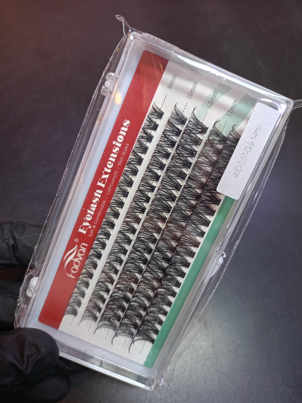 CÍLIOS TUFINHO FADVAN (EMBALAGEM VERMELHA/VERDE)