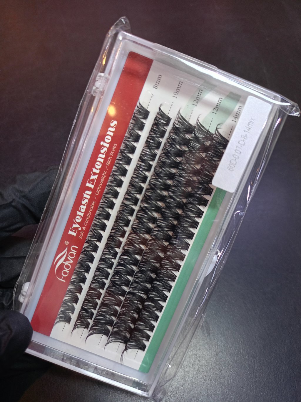 CÍLIOS TUFINHO FADVAN (EMBALAGEM VERMELHA/VERDE)