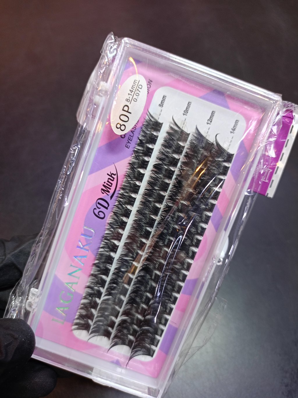 CÍLIOS TUFINHO LAGANAKU 6D MINK