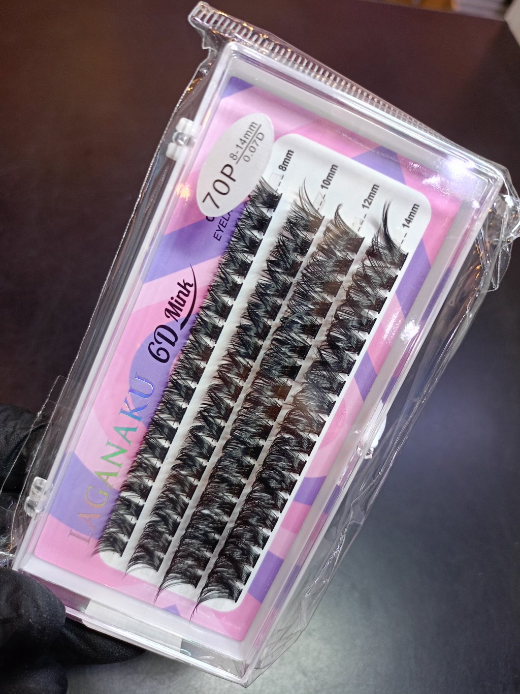 CÍLIOS TUFINHO LAGANAKU 6D MINK