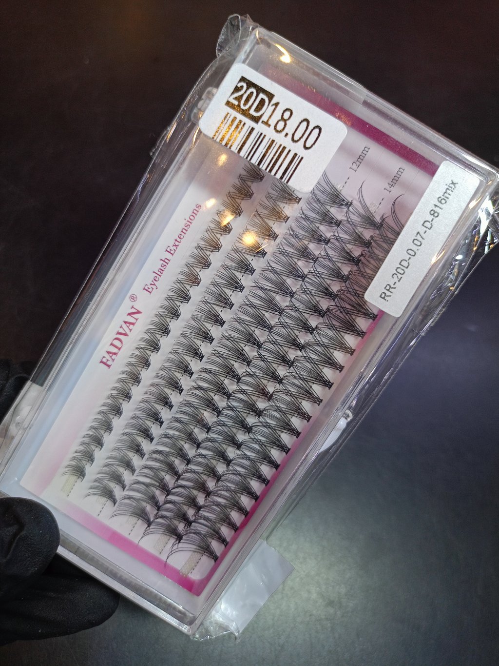 CÍLIOS TUFINHO FADVAN (EMBALAGEM ROSA/BRANCO)