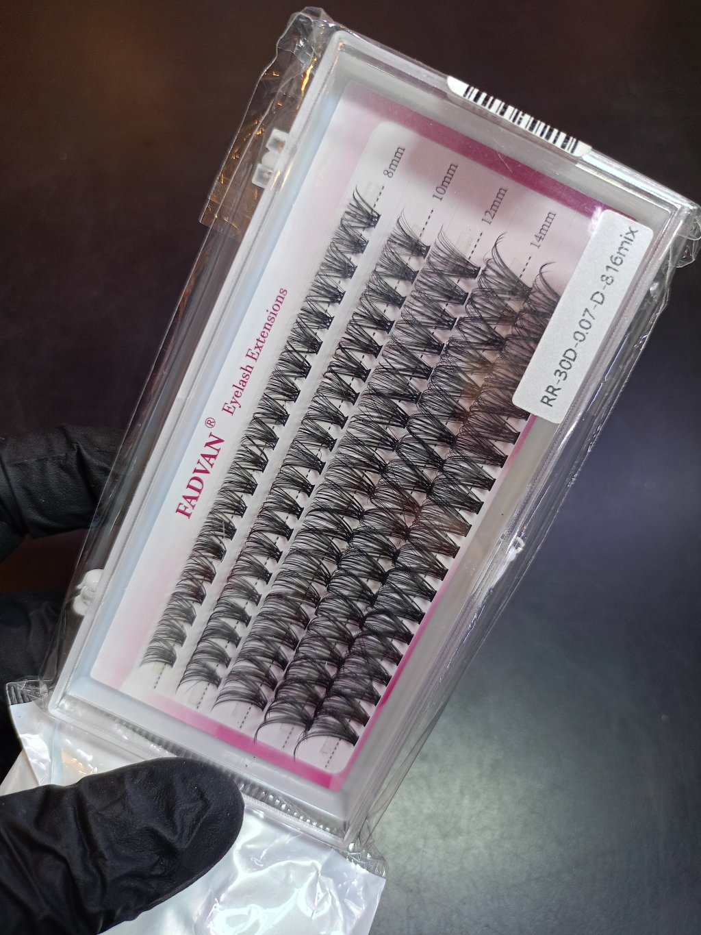 CÍLIOS TUFINHO FADVAN (EMBALAGEM ROSA/BRANCO)