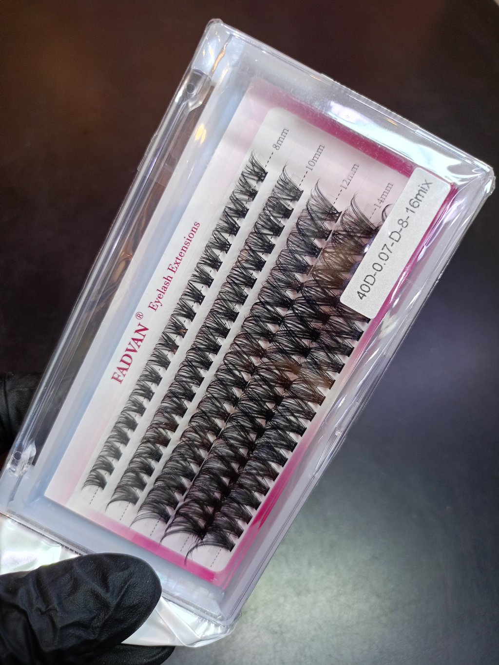 CÍLIOS TUFINHO FADVAN (EMBALAGEM ROSA/BRANCO)