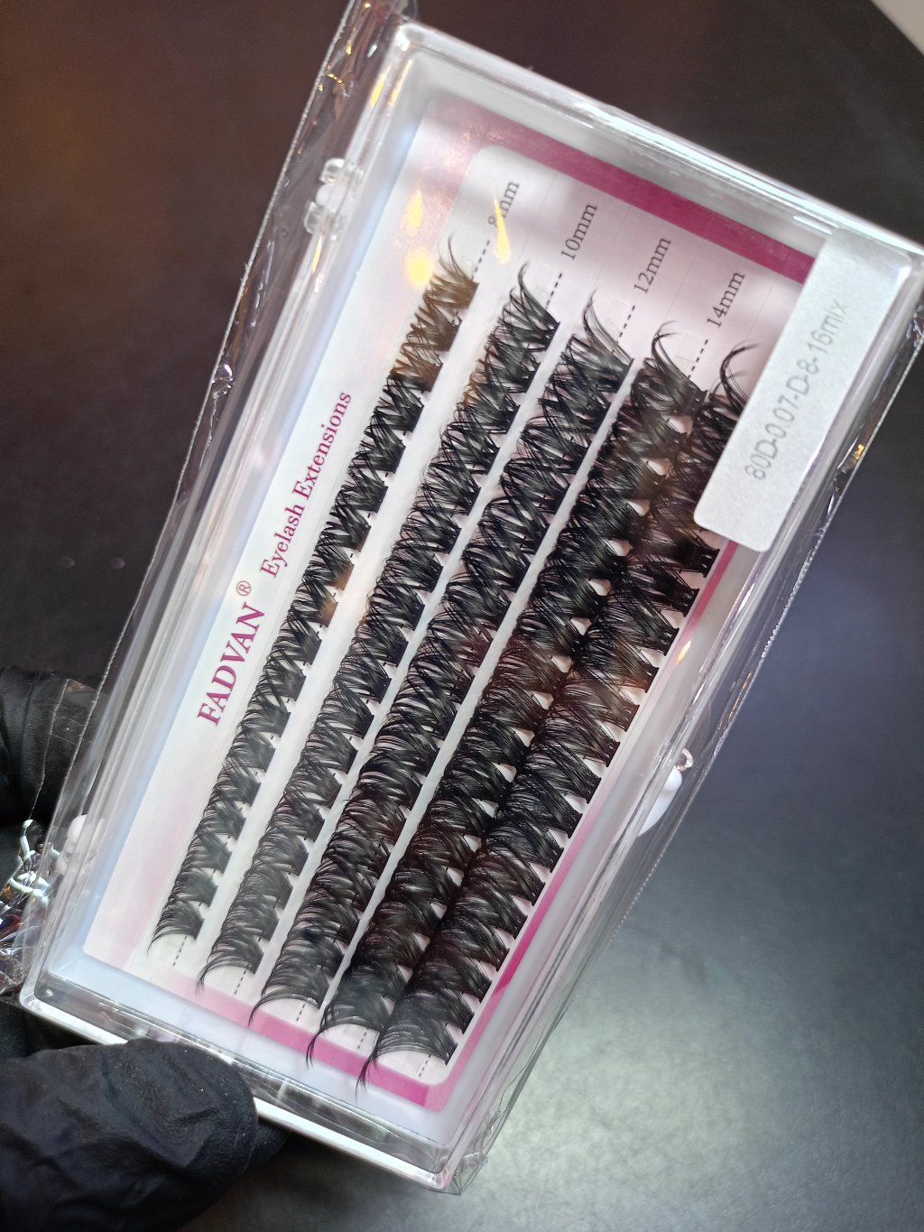 CÍLIOS TUFINHO FADVAN (EMBALAGEM ROSA/BRANCO)