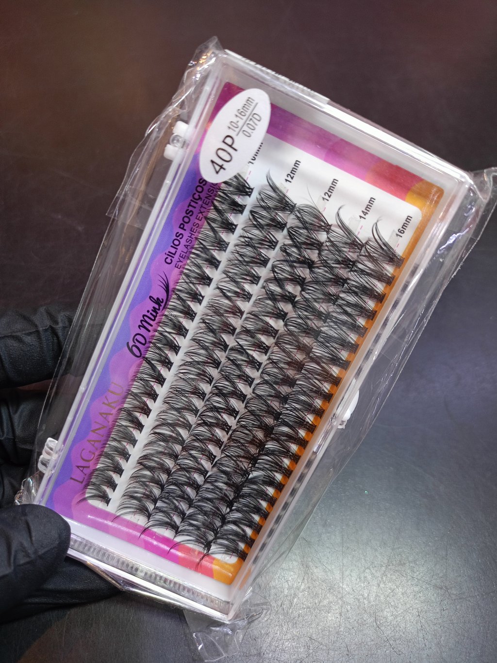 CÍLIOS TUFINHO LAGANAKU (EMBALAGEM ROXO/AMARELO)