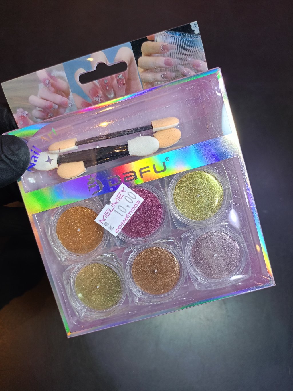 KIT PÓ CROMO DAFU (6 CORES)