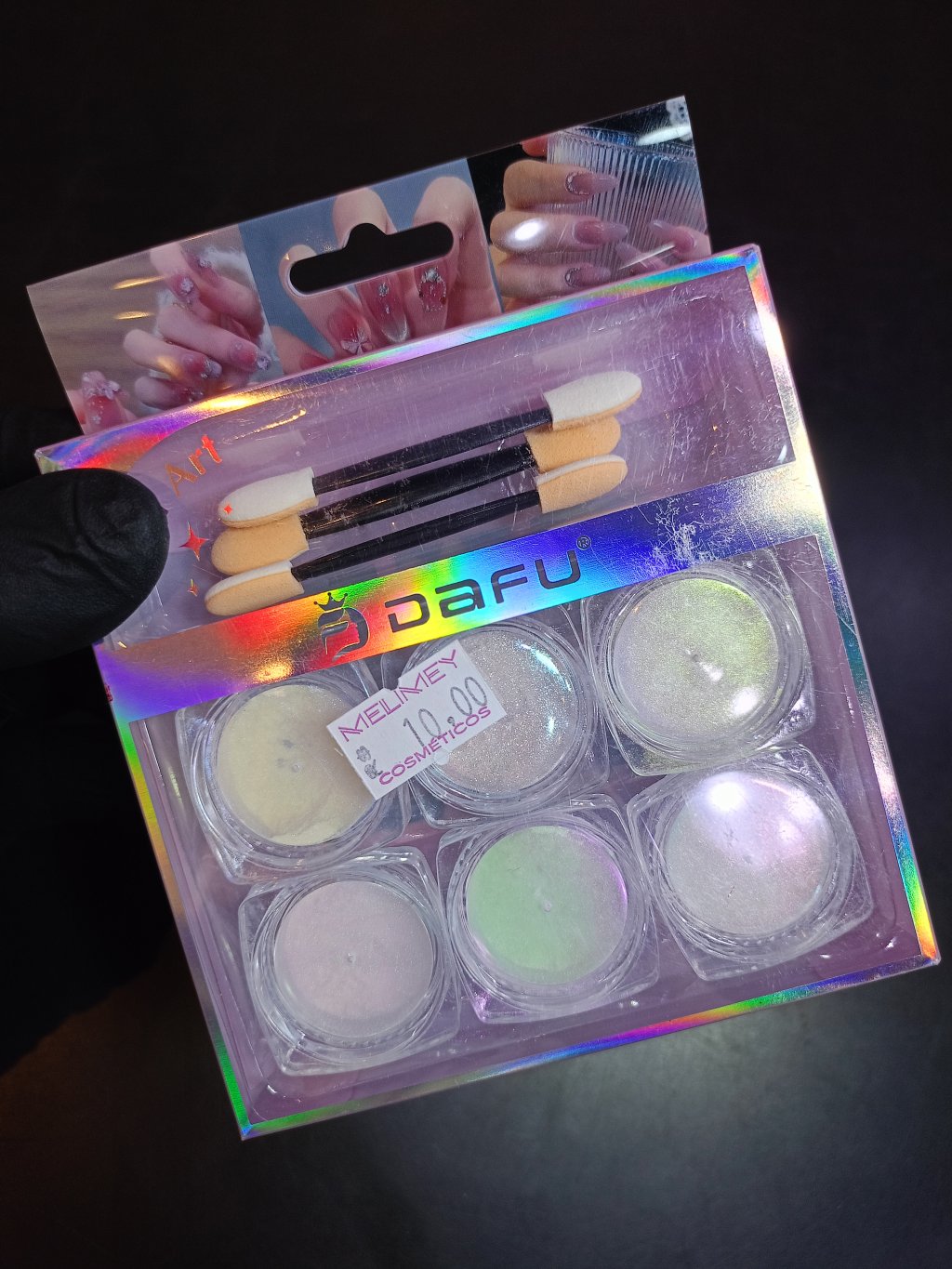 KIT PÓ CROMO DAFU (6 CORES)