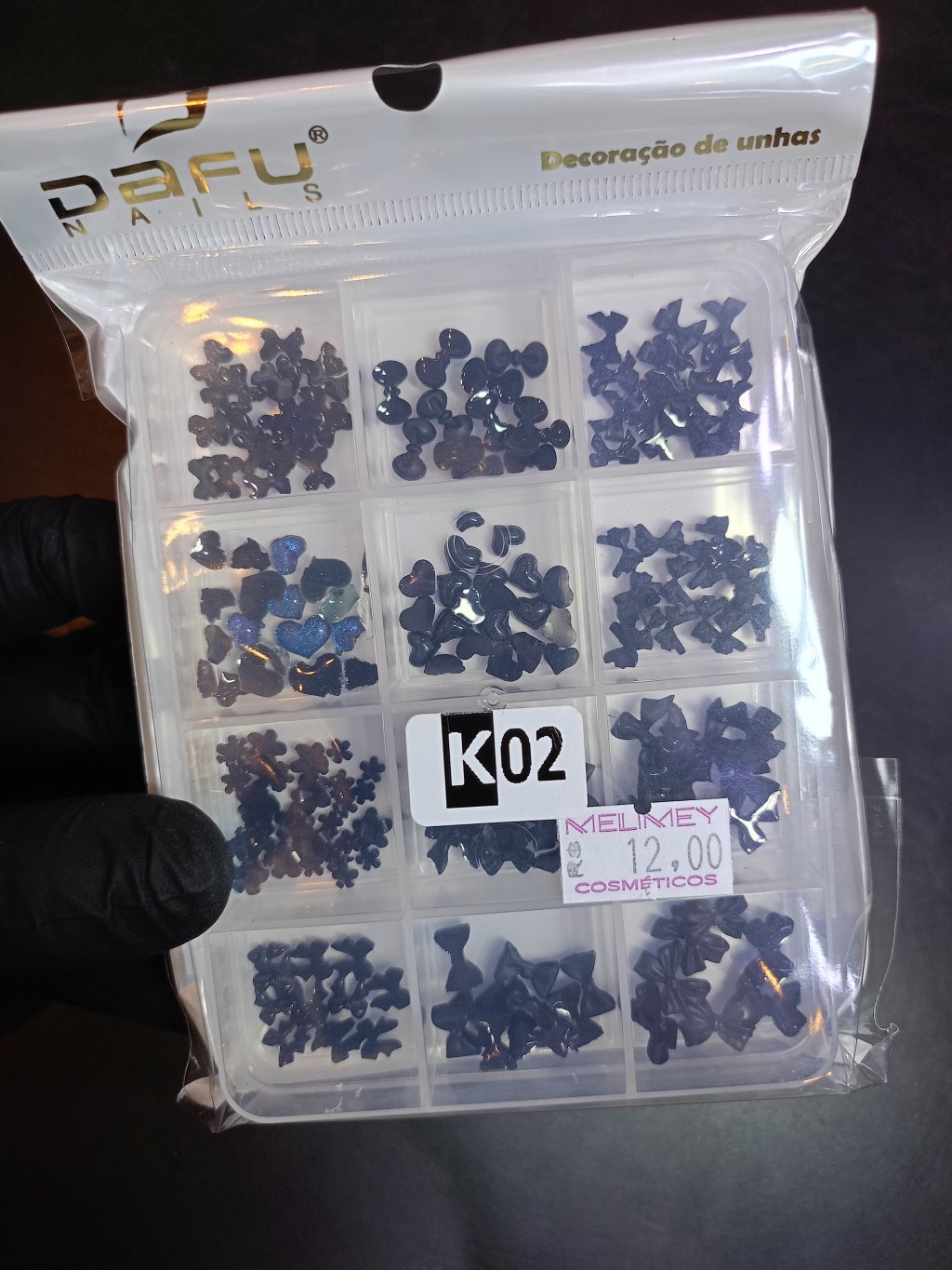 KIT CHARM DAFU K02 (PRETO)
