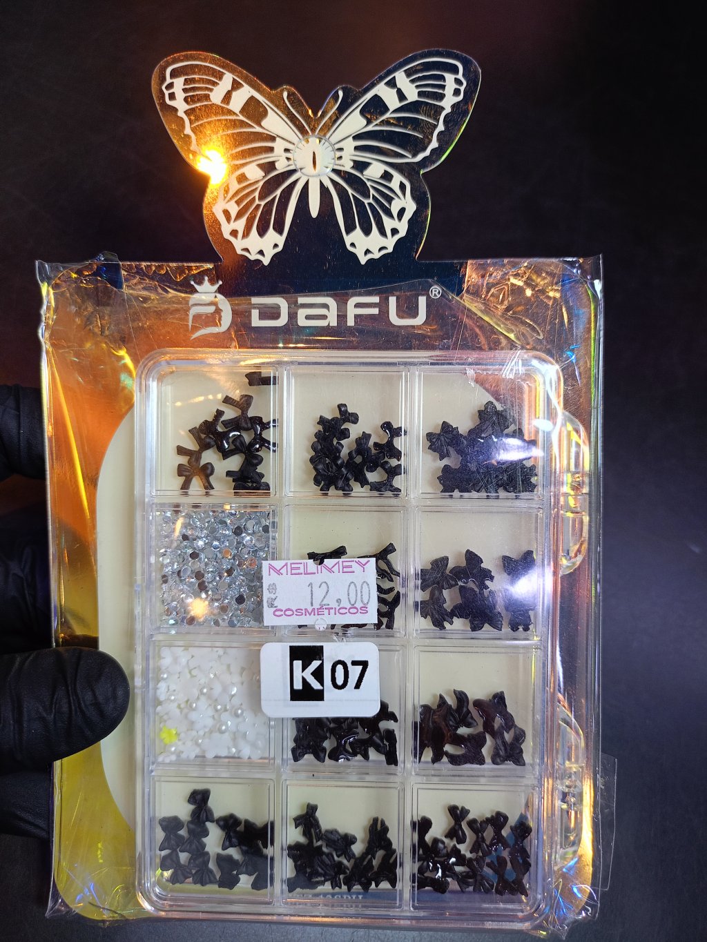KIT CHARM DAFU K07 (PRETO)