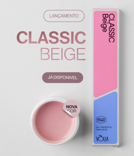 Refil gel beige volia 14g