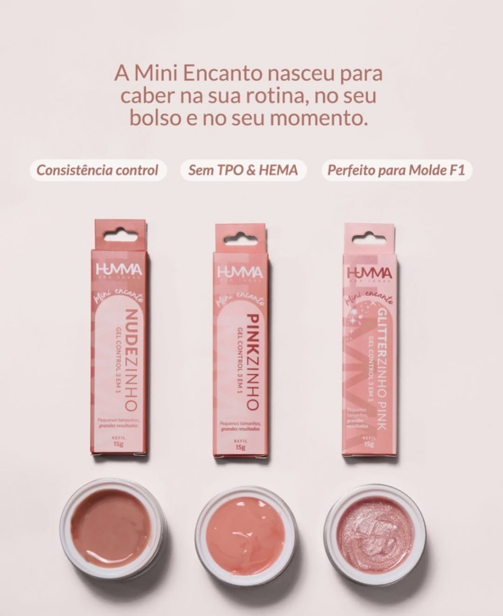 REFIL SACHÊ GEL HUMMA 15G | SEM HEMA E SEM TPO