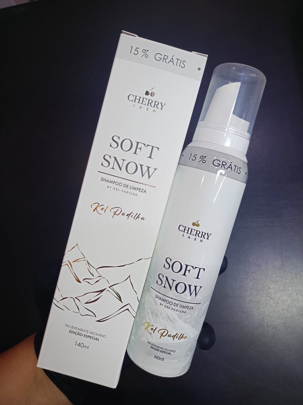 SHAMPOO DE LIMPEZA SOFT SNOW CHERRY LASH 140ML