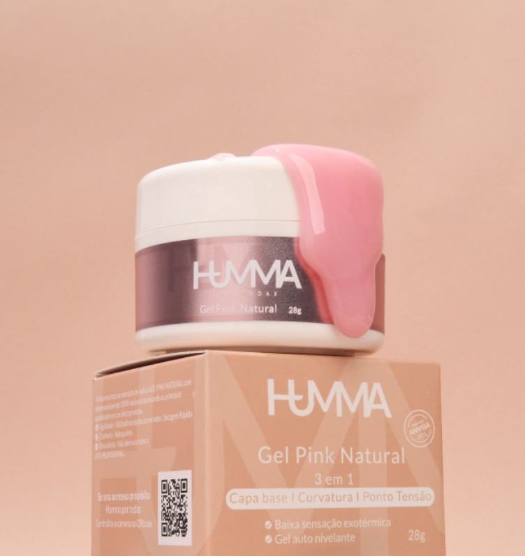 GEL HUMMA 28G - PINK NATURAL | SEM TPO