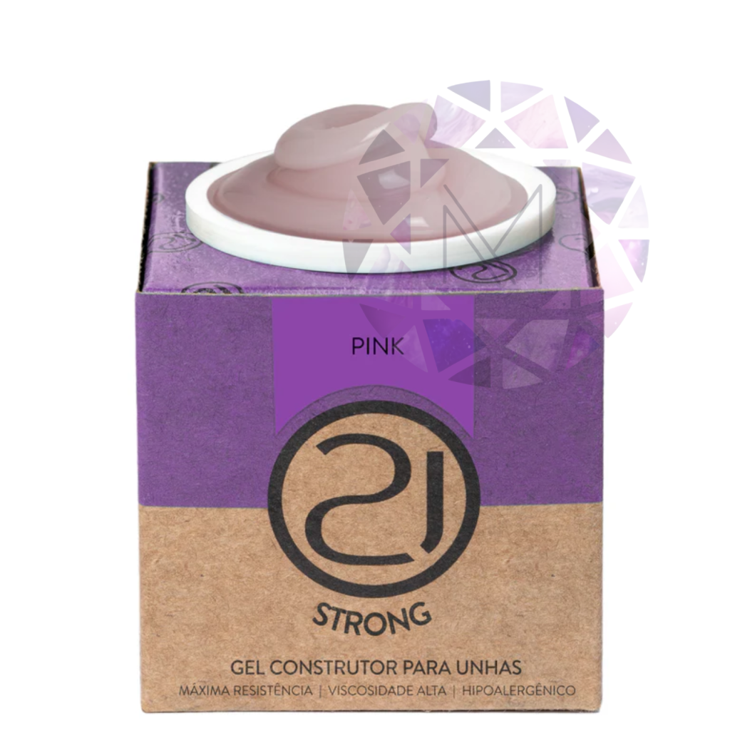 GEL STRONG NAILS 21 - PINK | SEM TPO