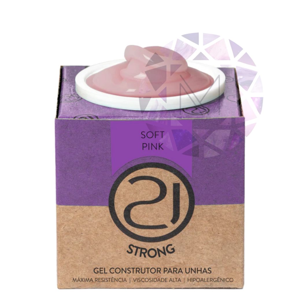 GEL STRONG NAILS 21 - SOFT PINK | SEM TPO