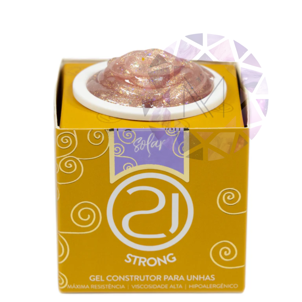GEL STRONG NAILS 21 - SOLAR (EDIÇÃO LIMITADA) | SEM TPO