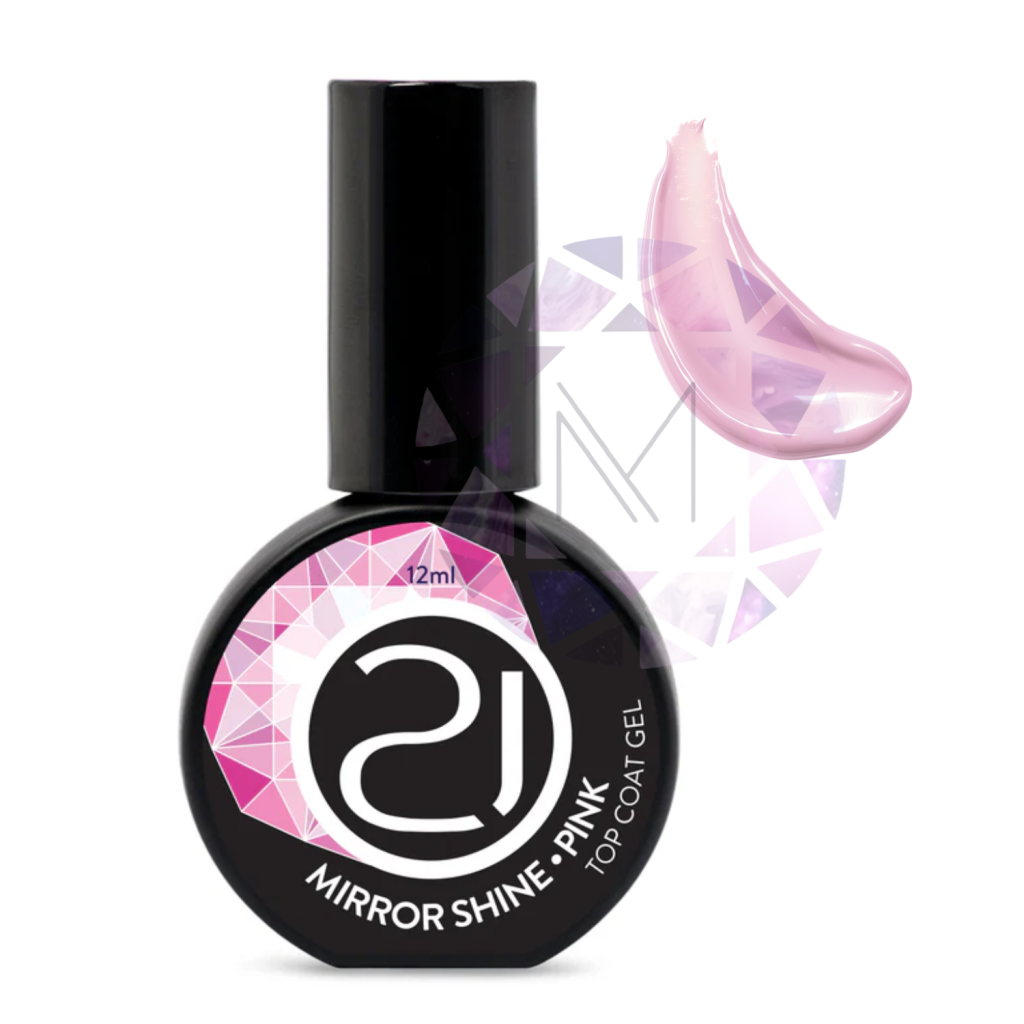 TOP COAT MIRROR SHINE NAILS 21 12ML - PINK 
