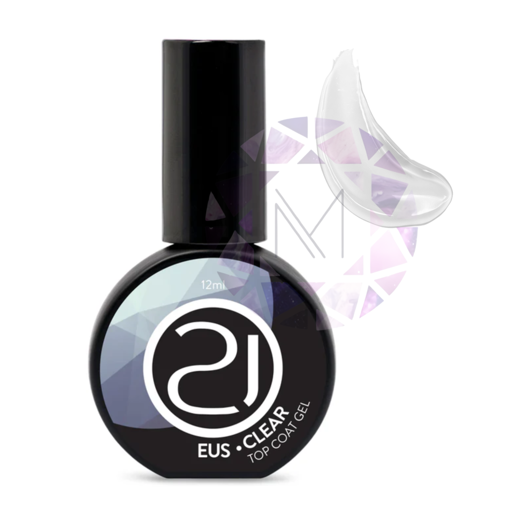 TOP COAT EUS NAILS 21 12ML - CLEAR 