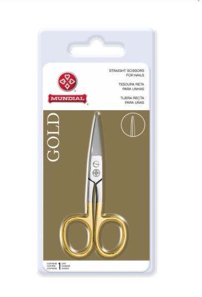 Tesoura de Unha BC-331 Gold Reta Mundial