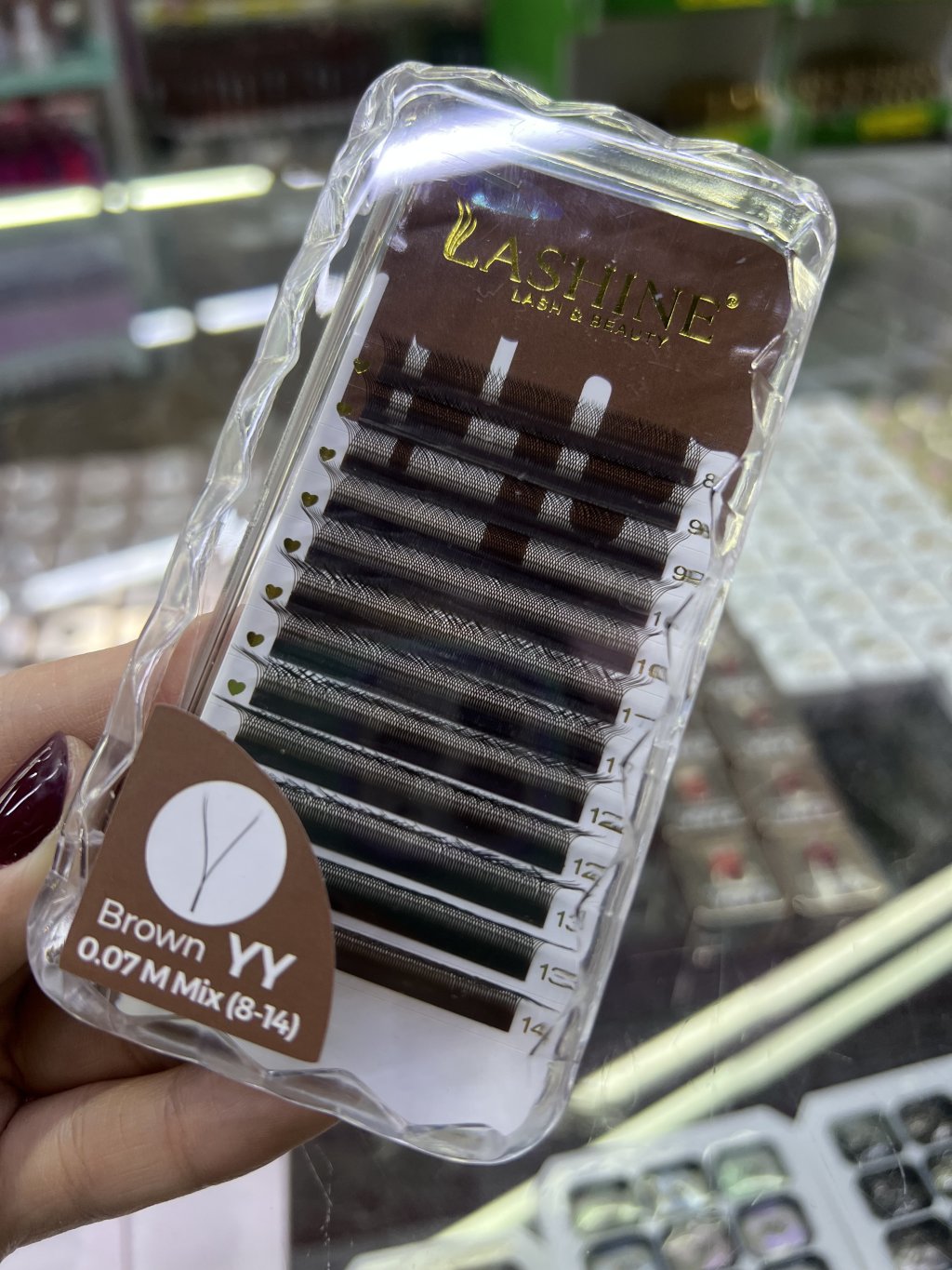 Cilios Lashine YY 0.07M MARROM