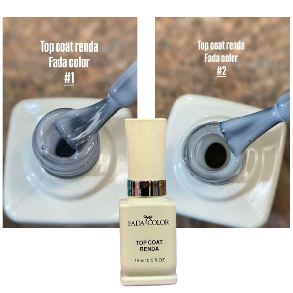 TOP COAT RENDA FADA COLOR