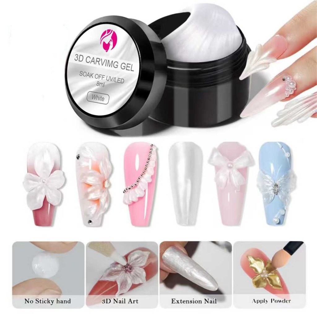 3D carvimg gel Leefen(branco perolado)