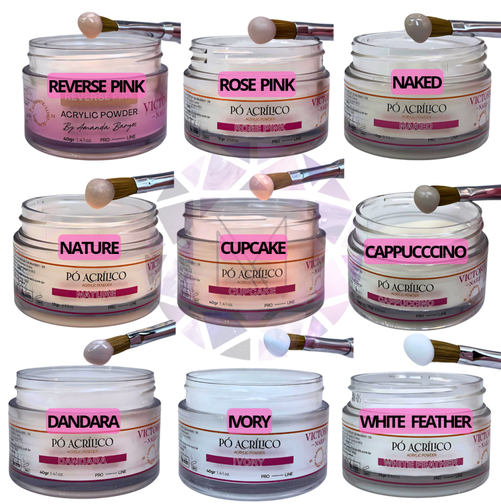 PO ACRILICO VICTORIA NAILS(SEM GLITTER)