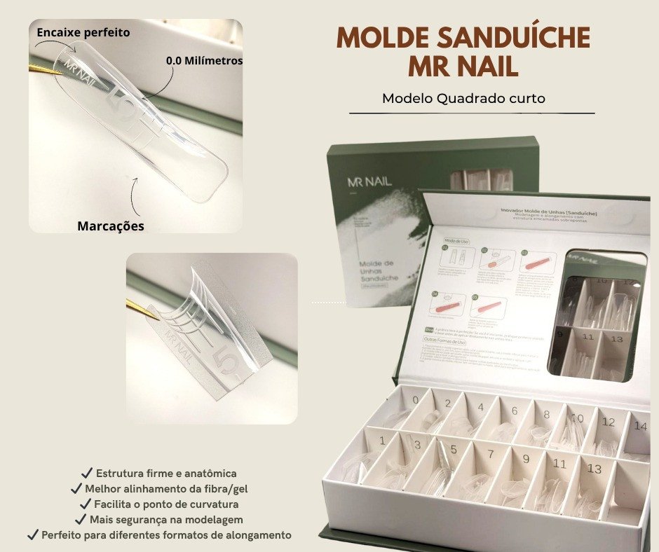 MOLDE F1 SANDUÍCHE MR NAIL