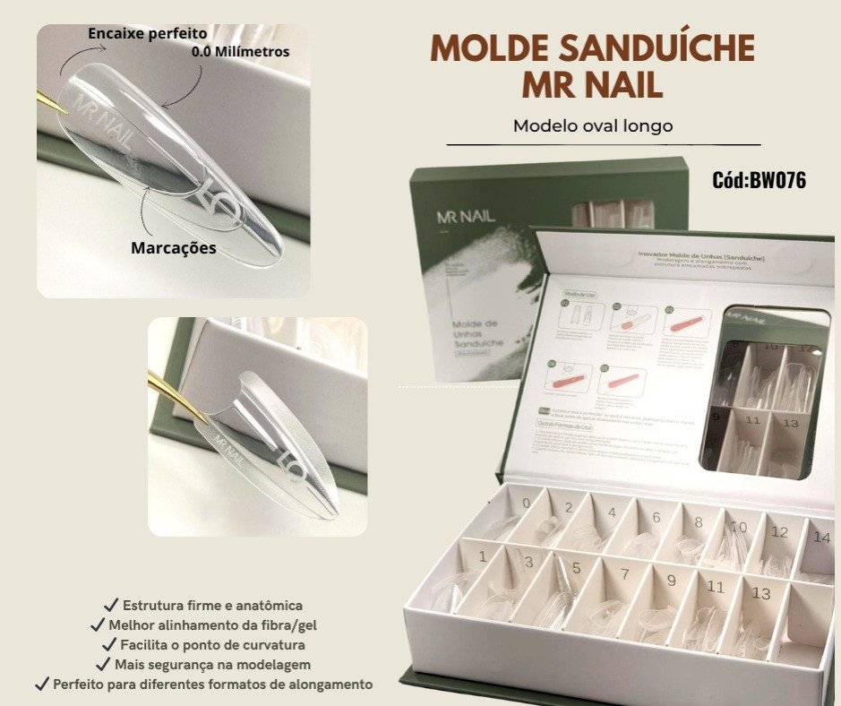 MOLDE F1 SANDUÍCHE MR NAIL