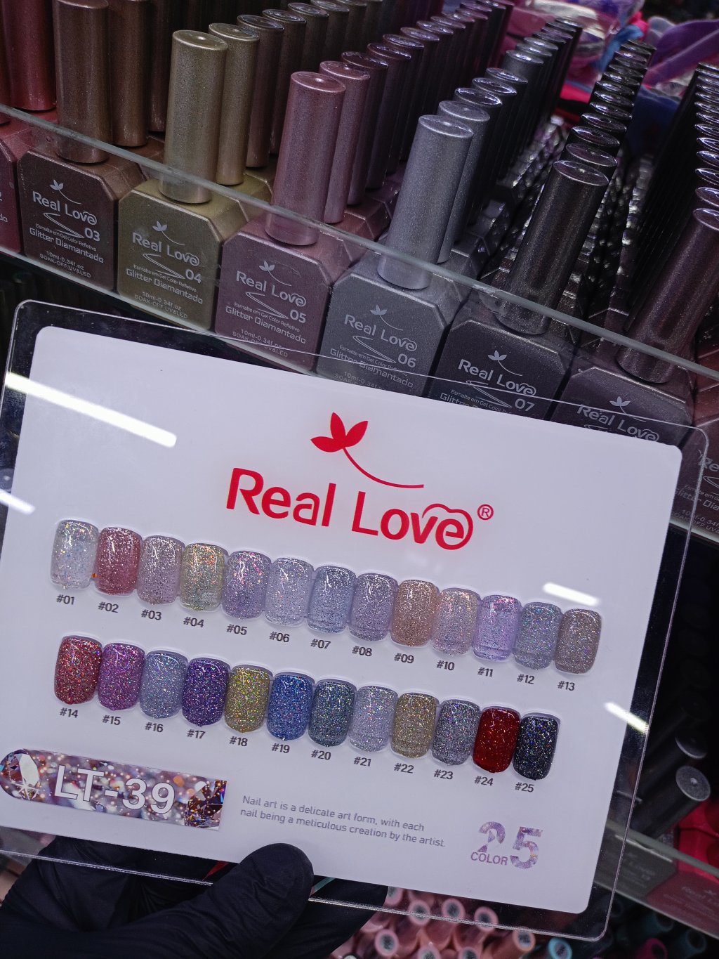 ESMALTE EM GEL REFLETIVO REAL LOVE 10ML