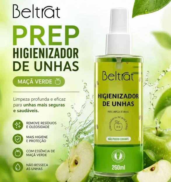 PREP HIGIENIZADOR BELTRAT MAÇÃ VERDE 260ML