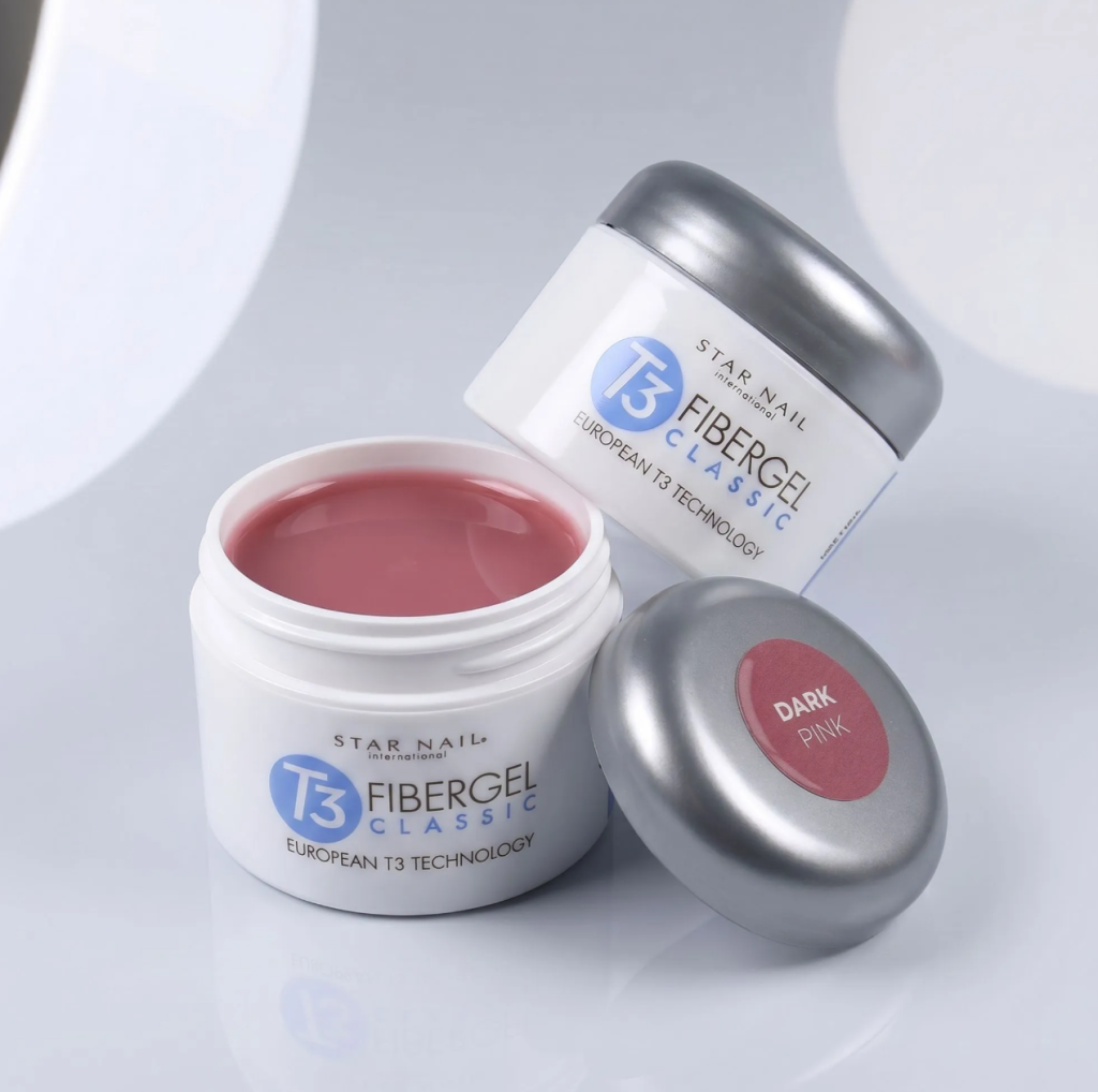 GEL T3 FIBERGEL CUCCIO DARK PINK 28GR