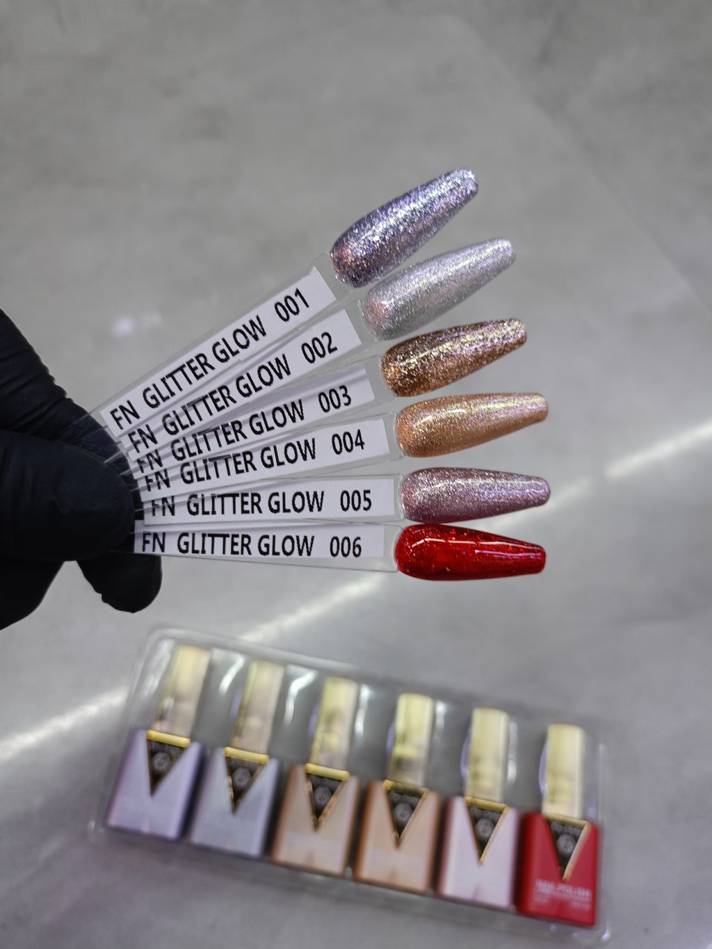 ESMALTE EM GEL FAN NAILS 12ML - GLITTER GLOW