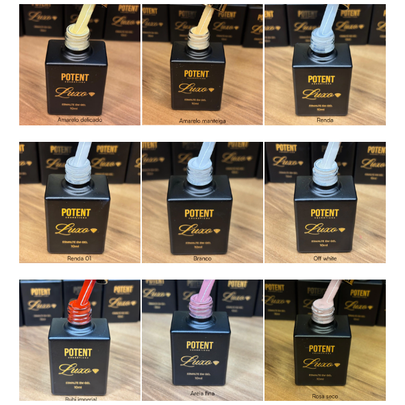 ESMALTE EM GEL POTENT 10ML - LUXO