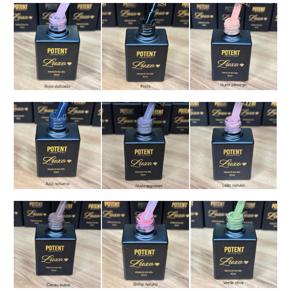 ESMALTE EM GEL POTENT 10ML - LUXO