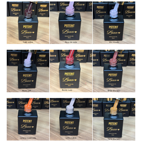 ESMALTE EM GEL POTENT 10ML - LUXO