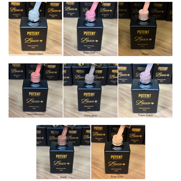 ESMALTE EM GEL POTENT 10ML - LUXO
