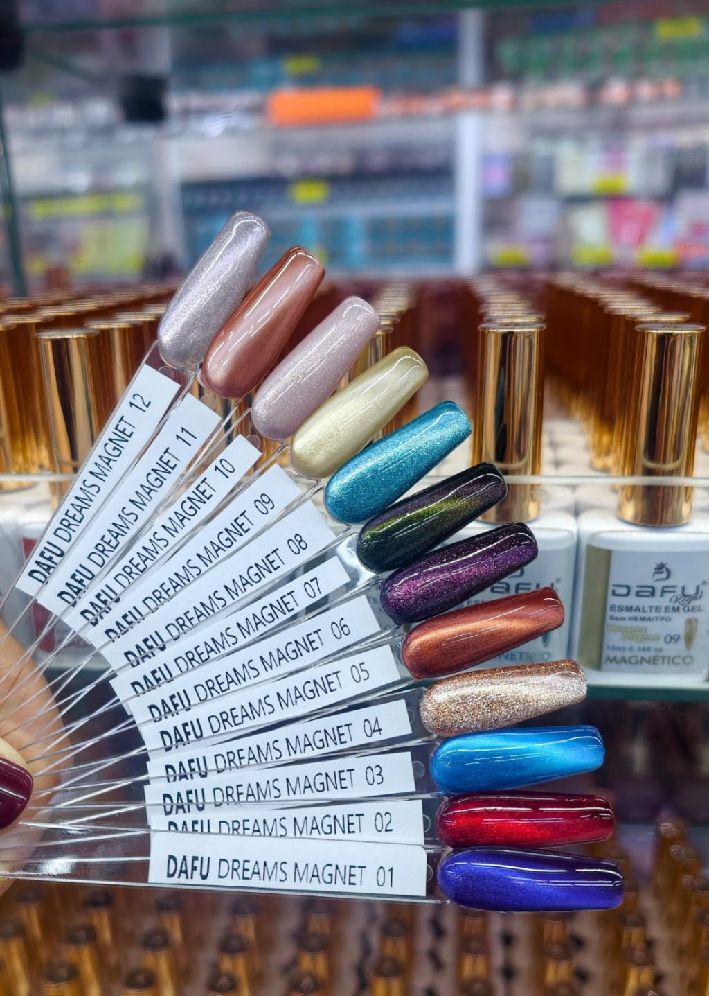 ESMALTE EM GEL MAGNÉTICO DAFU 10ML - COLEÇÃO DREAMS MAGNET