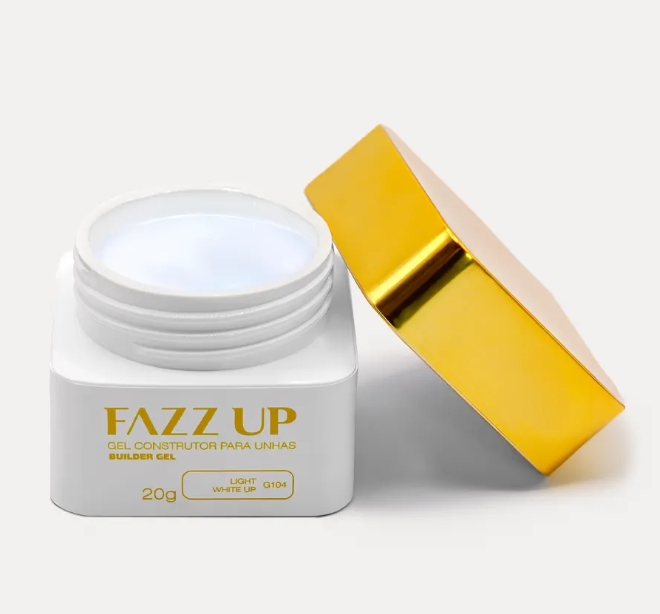 Builder Gel FAZZ UP Profissional LIGHT WHITE UP - 20g
