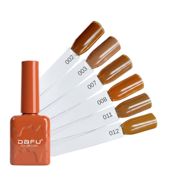 ESMALTE EM GEL DAFU 10ML - COLEÇÃO MARROM