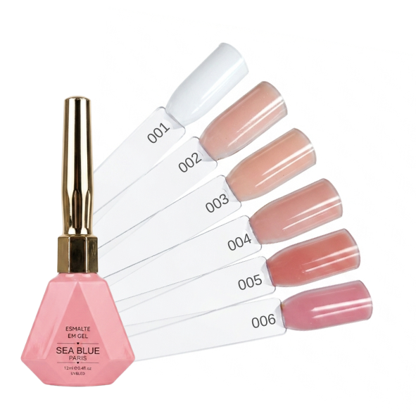ESMALTE EM GEL SEA BLUE 12ML - COLEÇÃO NUDE