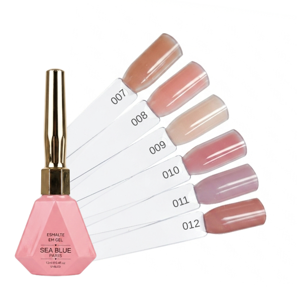 ESMALTE EM GEL SEA BLUE 12ML - COLEÇÃO NUDE