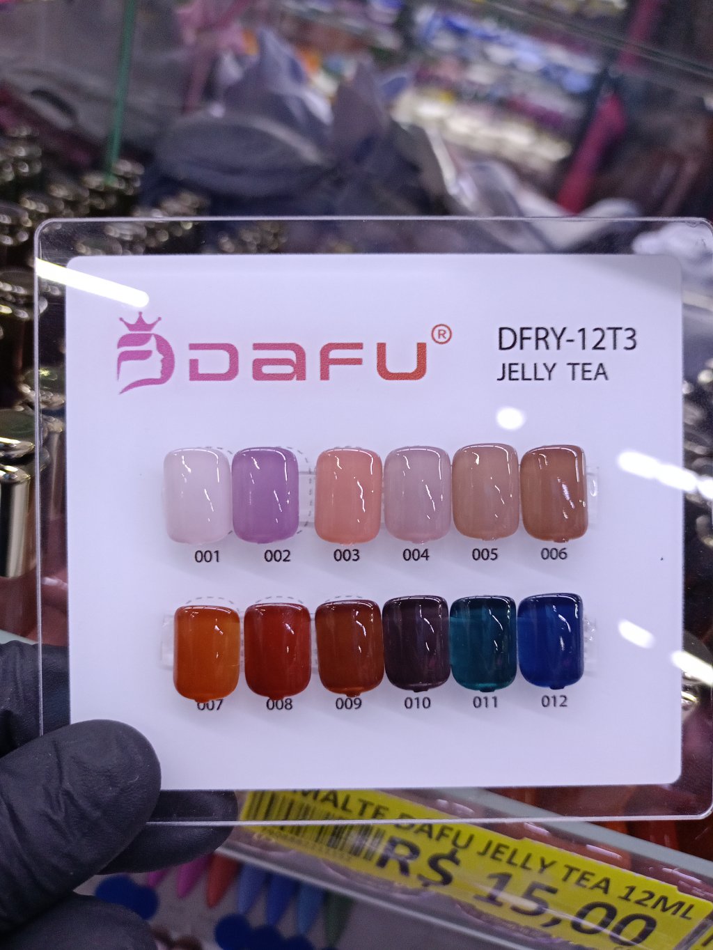 ESMALTE EM GEL DAFU JELLY TEA