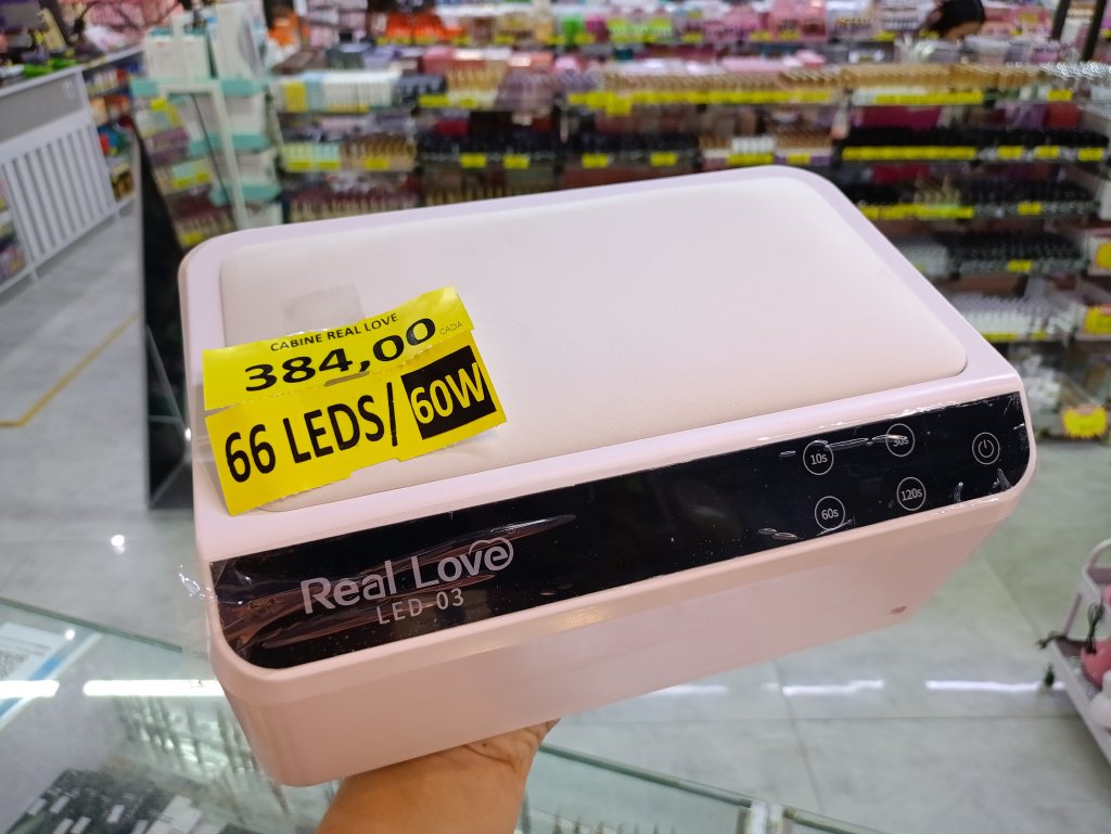 CABINE REAL LOVE COM APOIO PARA MÃOS