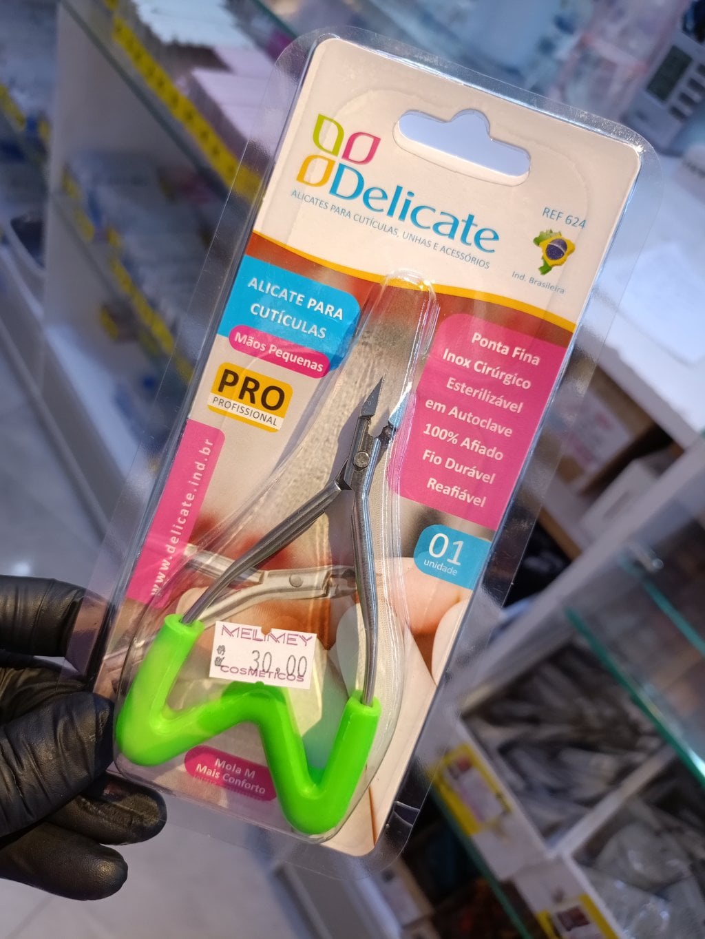 ALICATE PARA CUTÍCULAS (MÃOS PEQUENAS) - DELICATE